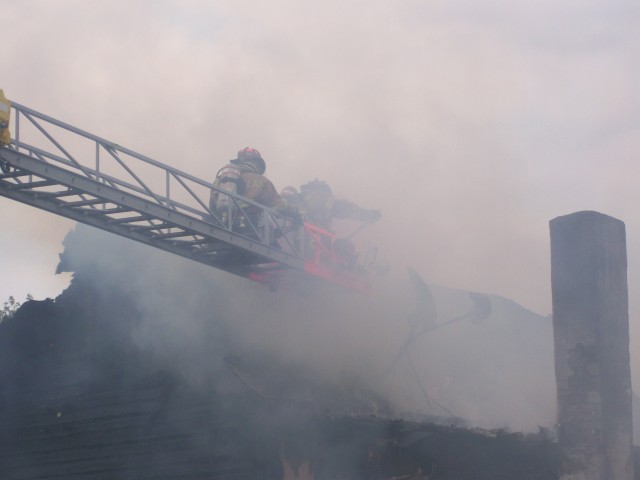 Local Alarm 2-15, house fire, fully involved, 07-03-2007